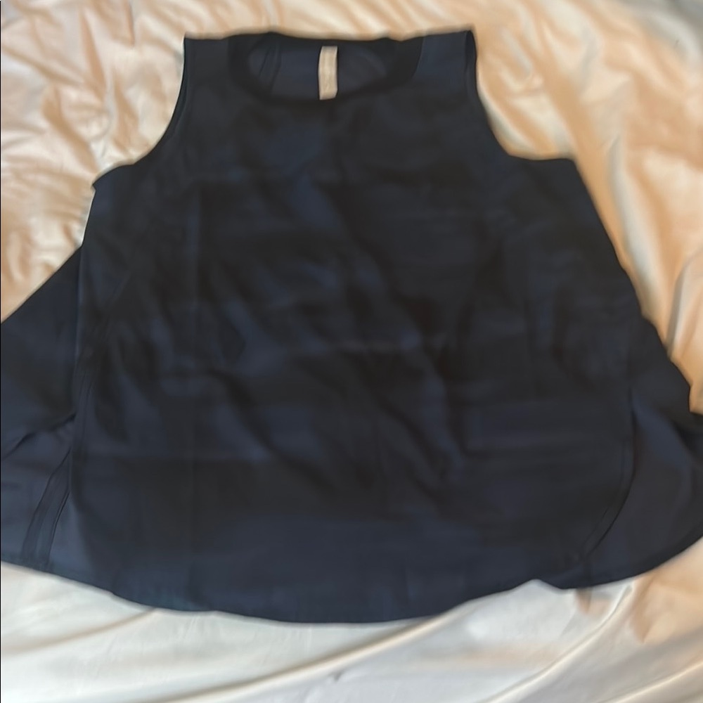 Athleta Navy Blue Sleeveless Top